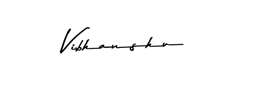 Make a beautiful signature design for name Vibhanshu. With this signature (Asem Kandis PERSONAL USE) style, you can create a handwritten signature for free. Vibhanshu signature style 9 images and pictures png