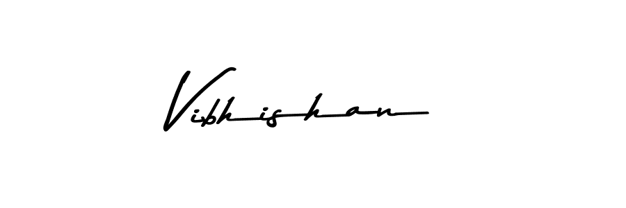 Design your own signature with our free online signature maker. With this signature software, you can create a handwritten (Asem Kandis PERSONAL USE) signature for name Vibhishan. Vibhishan signature style 9 images and pictures png