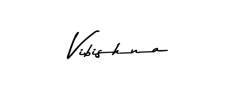 How to make Vibishna signature? Asem Kandis PERSONAL USE is a professional autograph style. Create handwritten signature for Vibishna name. Vibishna signature style 9 images and pictures png