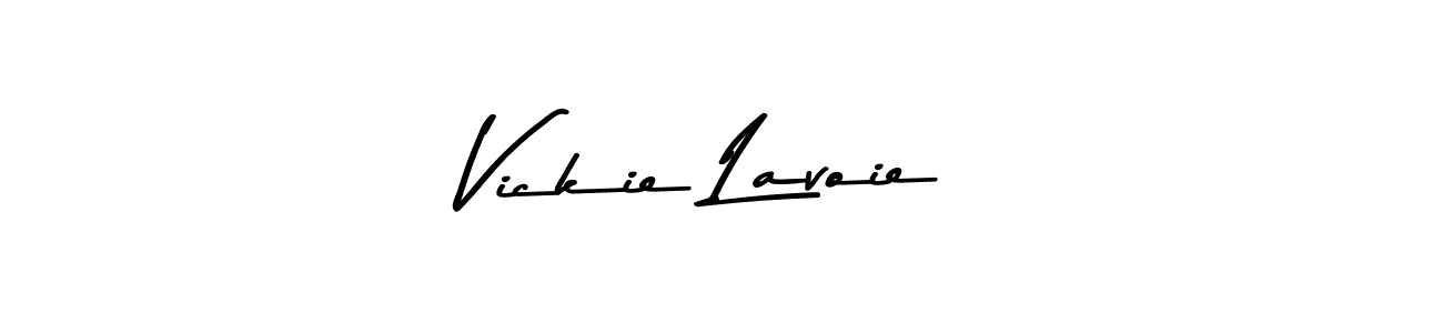 Vickie Lavoie stylish signature style. Best Handwritten Sign (Asem Kandis PERSONAL USE) for my name. Handwritten Signature Collection Ideas for my name Vickie Lavoie. Vickie Lavoie signature style 9 images and pictures png