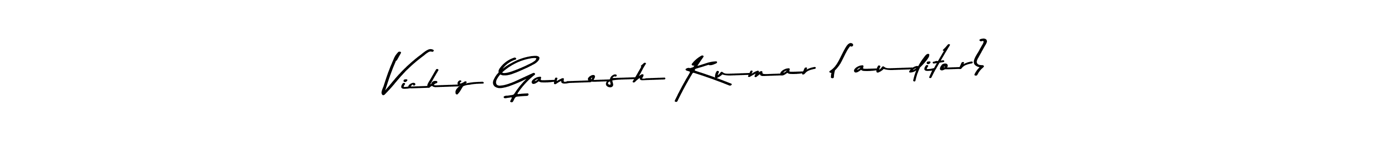 Similarly Asem Kandis PERSONAL USE is the best handwritten signature design. Signature creator online .You can use it as an online autograph creator for name Vicky Ganesh Kumar (auditor). Vicky Ganesh Kumar (auditor) signature style 9 images and pictures png