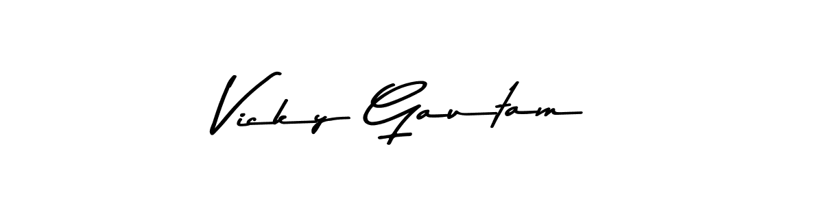 if you are searching for the best signature style for your name Vicky Gautam. so please give up your signature search. here we have designed multiple signature styles  using Asem Kandis PERSONAL USE. Vicky Gautam signature style 9 images and pictures png