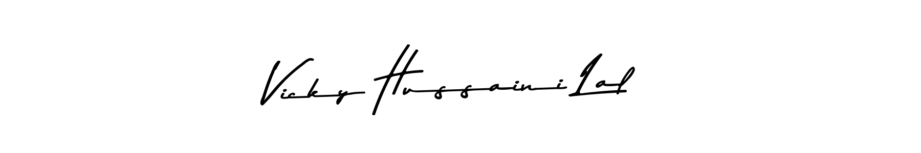 The best way (Asem Kandis PERSONAL USE) to make a short signature is to pick only two or three words in your name. The name Vicky Hussaini Lal include a total of six letters. For converting this name. Vicky Hussaini Lal signature style 9 images and pictures png