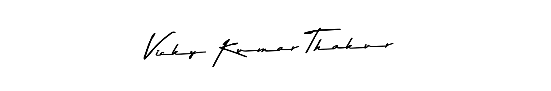 if you are searching for the best signature style for your name Vicky Kumar Thakur. so please give up your signature search. here we have designed multiple signature styles  using Asem Kandis PERSONAL USE. Vicky Kumar Thakur signature style 9 images and pictures png