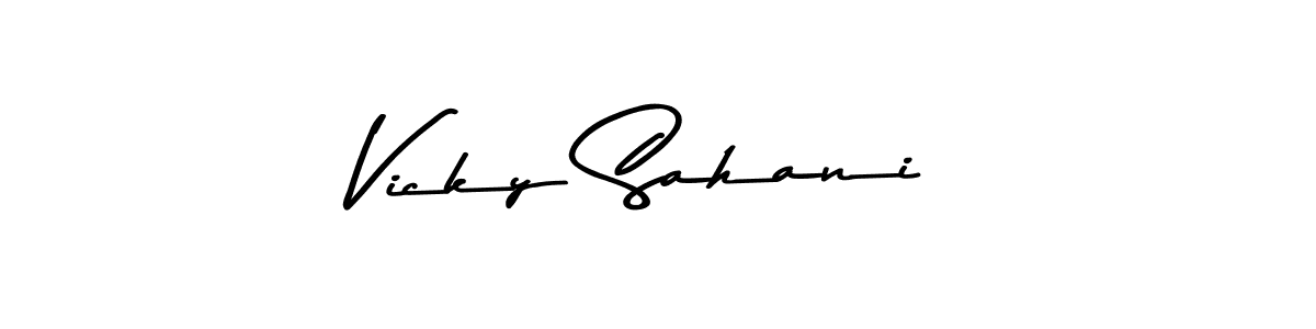 Also we have Vicky Sahani name is the best signature style. Create professional handwritten signature collection using Asem Kandis PERSONAL USE autograph style. Vicky Sahani signature style 9 images and pictures png