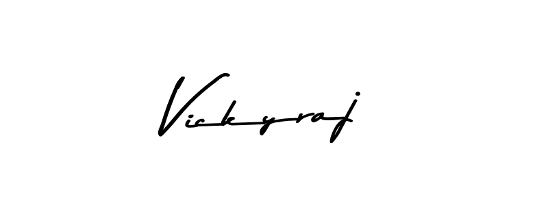 Similarly Asem Kandis PERSONAL USE is the best handwritten signature design. Signature creator online .You can use it as an online autograph creator for name Vickyraj. Vickyraj signature style 9 images and pictures png