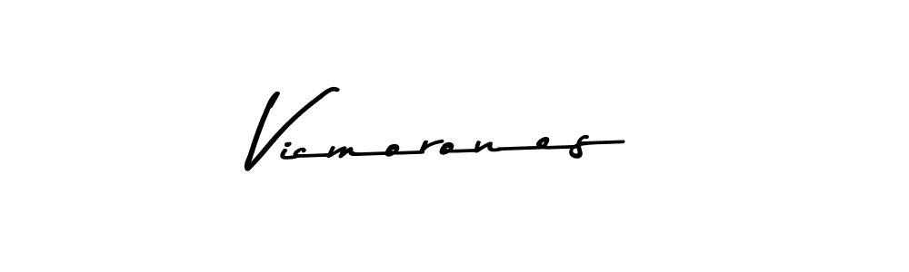 Also You can easily find your signature by using the search form. We will create Vicmorones name handwritten signature images for you free of cost using Asem Kandis PERSONAL USE sign style. Vicmorones signature style 9 images and pictures png