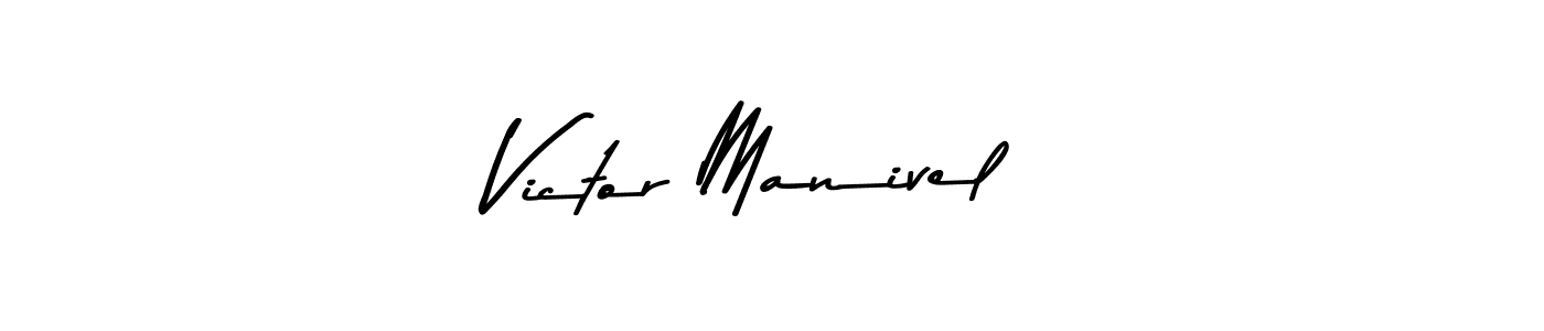 Victor Manivel stylish signature style. Best Handwritten Sign (Asem Kandis PERSONAL USE) for my name. Handwritten Signature Collection Ideas for my name Victor Manivel. Victor Manivel signature style 9 images and pictures png