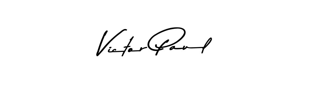 Make a beautiful signature design for name Victor Paul. With this signature (Asem Kandis PERSONAL USE) style, you can create a handwritten signature for free. Victor Paul signature style 9 images and pictures png