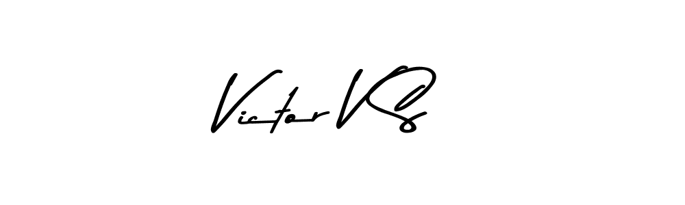 How to make Victor V S signature? Asem Kandis PERSONAL USE is a professional autograph style. Create handwritten signature for Victor V S name. Victor V S signature style 9 images and pictures png