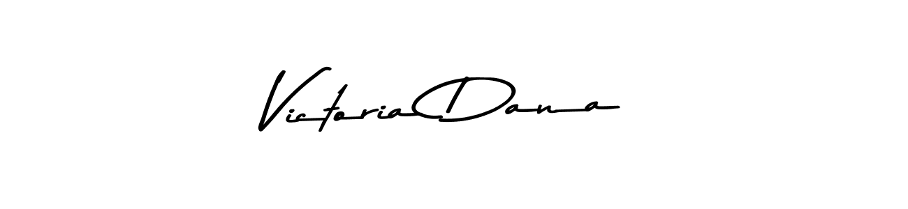 Create a beautiful signature design for name Victoria Dana. With this signature (Asem Kandis PERSONAL USE) fonts, you can make a handwritten signature for free. Victoria Dana signature style 9 images and pictures png