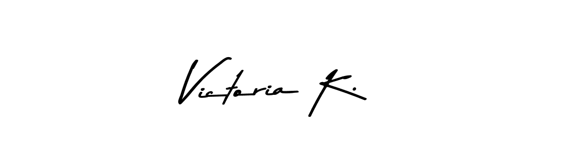 Similarly Asem Kandis PERSONAL USE is the best handwritten signature design. Signature creator online .You can use it as an online autograph creator for name Victoria K.. Victoria K. signature style 9 images and pictures png