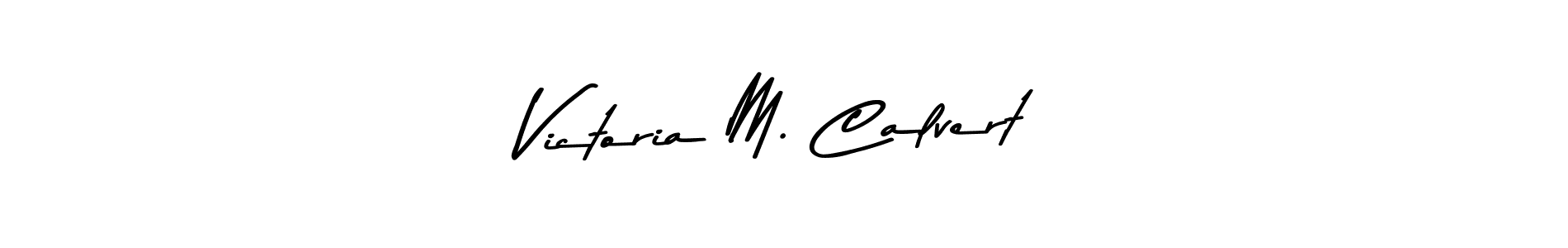 Use a signature maker to create a handwritten signature online. With this signature software, you can design (Asem Kandis PERSONAL USE) your own signature for name Victoria M. Calvert. Victoria M. Calvert signature style 9 images and pictures png