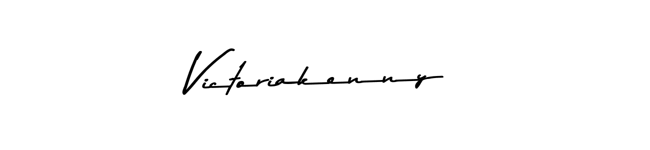 How to make Victoriakenny signature? Asem Kandis PERSONAL USE is a professional autograph style. Create handwritten signature for Victoriakenny name. Victoriakenny signature style 9 images and pictures png