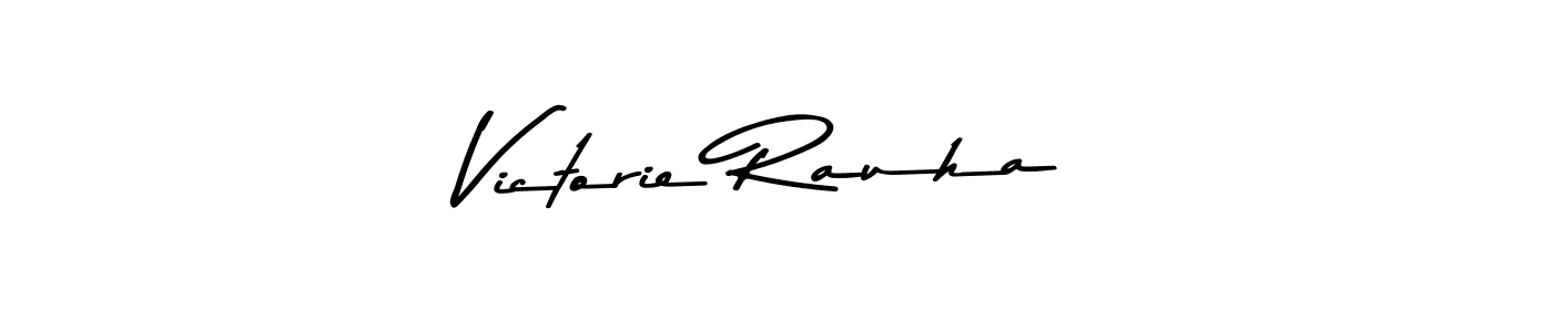 Make a beautiful signature design for name Victorie Rauha. With this signature (Asem Kandis PERSONAL USE) style, you can create a handwritten signature for free. Victorie Rauha signature style 9 images and pictures png