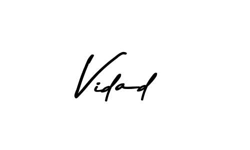 Vidad stylish signature style. Best Handwritten Sign (Asem Kandis PERSONAL USE) for my name. Handwritten Signature Collection Ideas for my name Vidad. Vidad signature style 9 images and pictures png