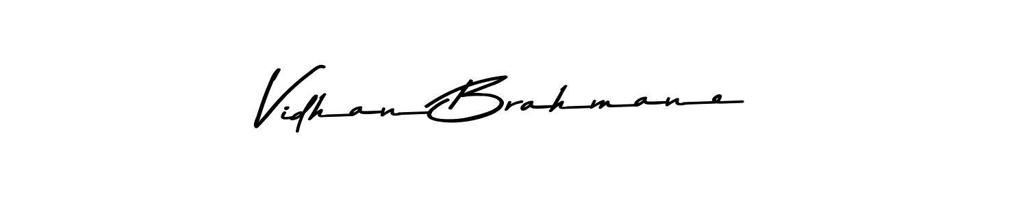 Asem Kandis PERSONAL USE is a professional signature style that is perfect for those who want to add a touch of class to their signature. It is also a great choice for those who want to make their signature more unique. Get Vidhan Brahmane name to fancy signature for free. Vidhan Brahmane signature style 9 images and pictures png
