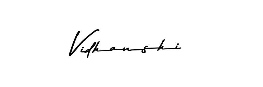 Similarly Asem Kandis PERSONAL USE is the best handwritten signature design. Signature creator online .You can use it as an online autograph creator for name Vidhanshi. Vidhanshi signature style 9 images and pictures png