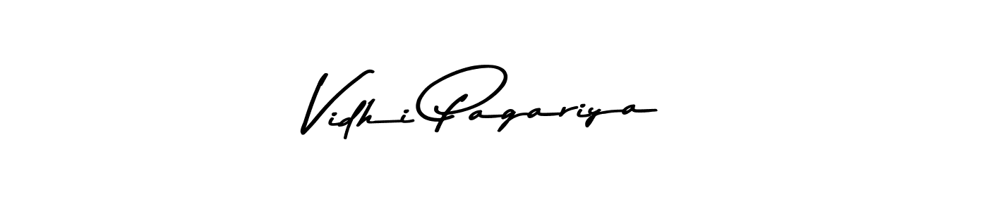 Use a signature maker to create a handwritten signature online. With this signature software, you can design (Asem Kandis PERSONAL USE) your own signature for name Vidhi Pagariya. Vidhi Pagariya signature style 9 images and pictures png