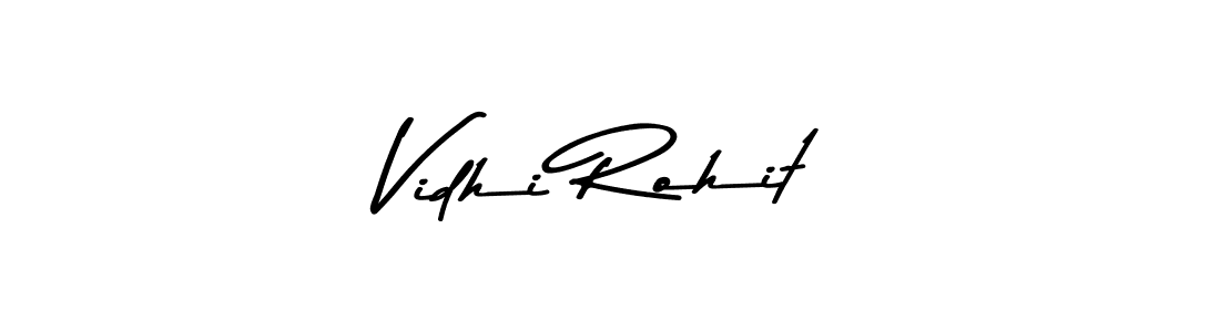 You should practise on your own different ways (Asem Kandis PERSONAL USE) to write your name (Vidhi Rohit) in signature. don't let someone else do it for you. Vidhi Rohit signature style 9 images and pictures png