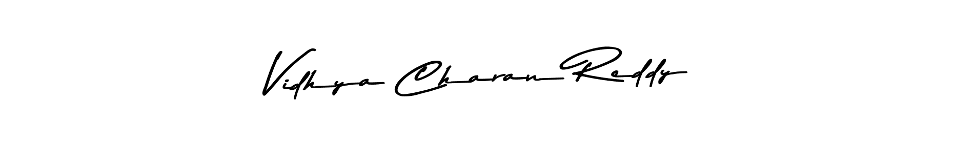 Design your own signature with our free online signature maker. With this signature software, you can create a handwritten (Asem Kandis PERSONAL USE) signature for name Vidhya Charan Reddy. Vidhya Charan Reddy signature style 9 images and pictures png