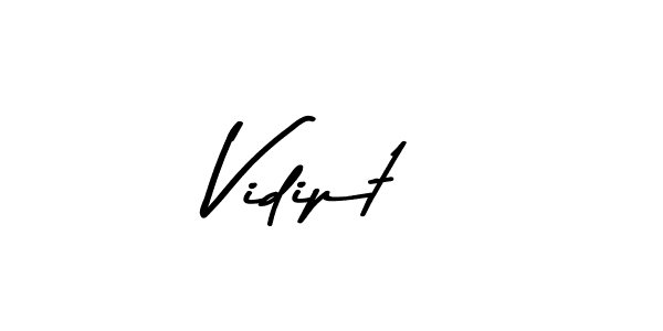 How to make Vidipt signature? Asem Kandis PERSONAL USE is a professional autograph style. Create handwritten signature for Vidipt name. Vidipt signature style 9 images and pictures png