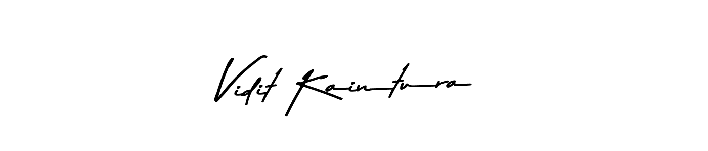 The best way (Asem Kandis PERSONAL USE) to make a short signature is to pick only two or three words in your name. The name Vidit Kaintura include a total of six letters. For converting this name. Vidit Kaintura signature style 9 images and pictures png