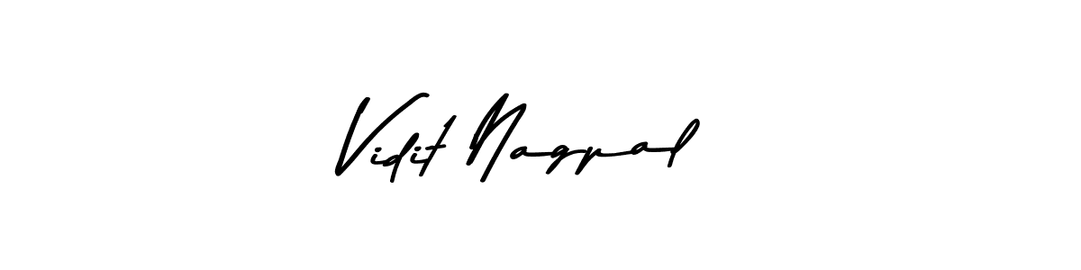 How to make Vidit Nagpal signature? Asem Kandis PERSONAL USE is a professional autograph style. Create handwritten signature for Vidit Nagpal name. Vidit Nagpal signature style 9 images and pictures png