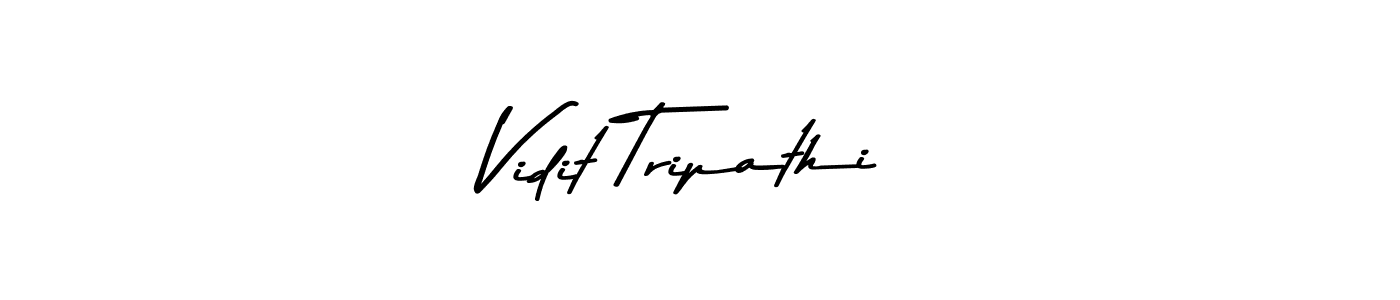 Also You can easily find your signature by using the search form. We will create Vidit Tripathi name handwritten signature images for you free of cost using Asem Kandis PERSONAL USE sign style. Vidit Tripathi signature style 9 images and pictures png