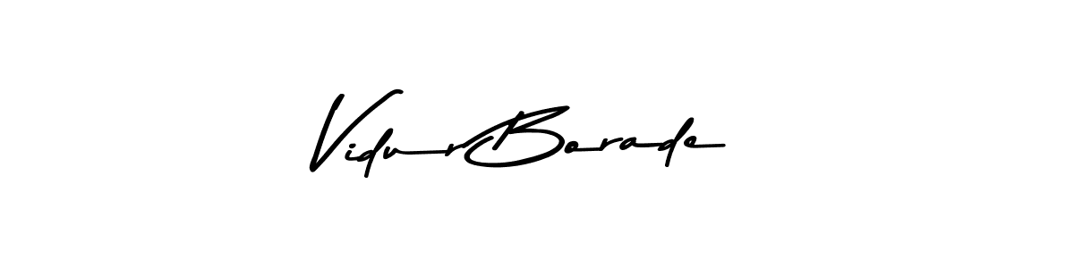 Similarly Asem Kandis PERSONAL USE is the best handwritten signature design. Signature creator online .You can use it as an online autograph creator for name Vidur Borade. Vidur Borade signature style 9 images and pictures png