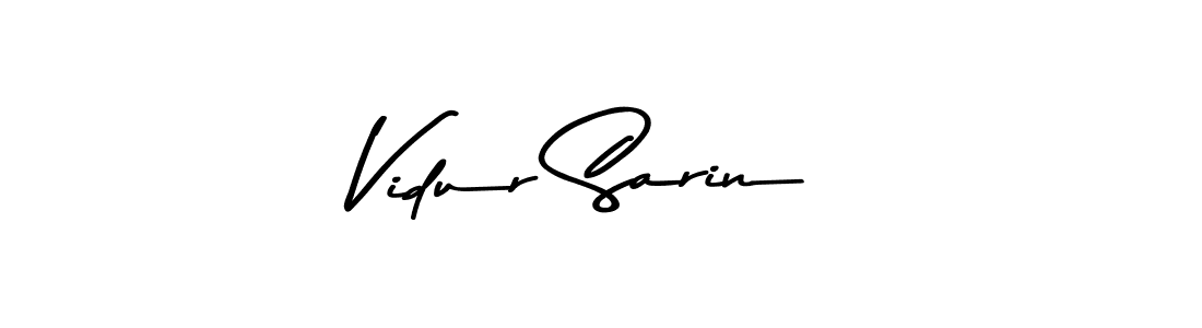 This is the best signature style for the Vidur Sarin name. Also you like these signature font (Asem Kandis PERSONAL USE). Mix name signature. Vidur Sarin signature style 9 images and pictures png