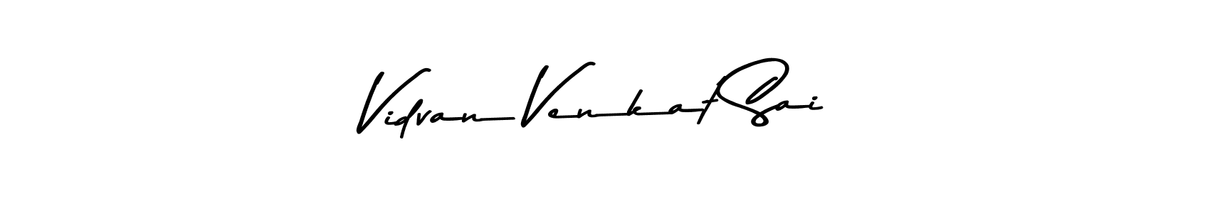 Design your own signature with our free online signature maker. With this signature software, you can create a handwritten (Asem Kandis PERSONAL USE) signature for name Vidvan Venkat Sai. Vidvan Venkat Sai signature style 9 images and pictures png