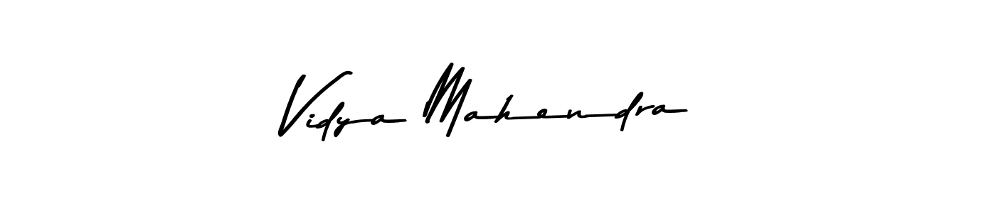 Vidya Mahendra stylish signature style. Best Handwritten Sign (Asem Kandis PERSONAL USE) for my name. Handwritten Signature Collection Ideas for my name Vidya Mahendra. Vidya Mahendra signature style 9 images and pictures png