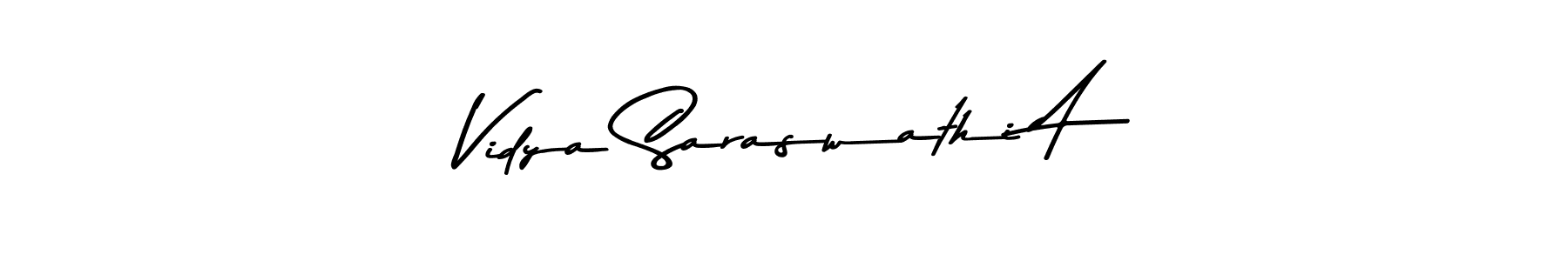 You can use this online signature creator to create a handwritten signature for the name Vidya Saraswathi A. This is the best online autograph maker. Vidya Saraswathi A signature style 9 images and pictures png