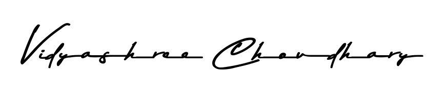 Style your name Vidyashree Choudhary with confidence using Asem Kandis PERSONAL USE signature design. Simple, elegant, and ready for immediate document use. Vidyashree Choudhary signature style 9 images and pictures png