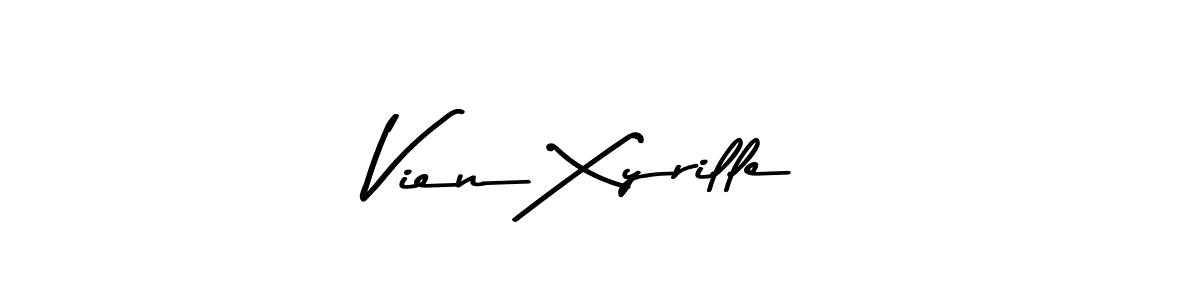 Similarly Asem Kandis PERSONAL USE is the best handwritten signature design. Signature creator online .You can use it as an online autograph creator for name Vien Xyrille. Vien Xyrille signature style 9 images and pictures png