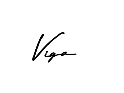 How to make Viga name signature. Use Asem Kandis PERSONAL USE style for creating short signs online. This is the latest handwritten sign. Viga signature style 9 images and pictures png
