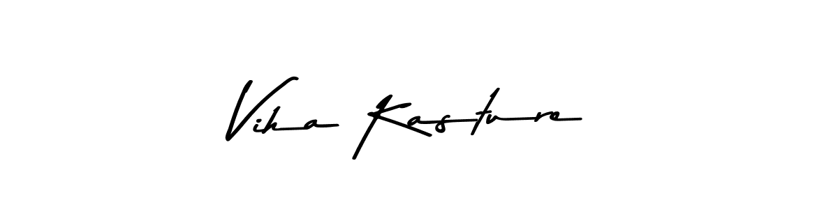 Make a beautiful signature design for name Viha Kasture. With this signature (Asem Kandis PERSONAL USE) style, you can create a handwritten signature for free. Viha Kasture signature style 9 images and pictures png