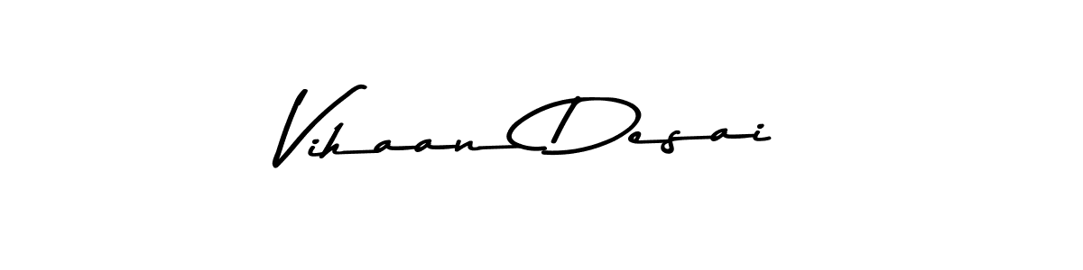 Also You can easily find your signature by using the search form. We will create Vihaan Desai name handwritten signature images for you free of cost using Asem Kandis PERSONAL USE sign style. Vihaan Desai signature style 9 images and pictures png