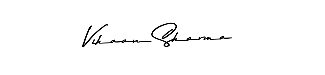 Also You can easily find your signature by using the search form. We will create Vihaan Sharma name handwritten signature images for you free of cost using Asem Kandis PERSONAL USE sign style. Vihaan Sharma signature style 9 images and pictures png