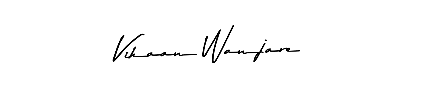 Similarly Asem Kandis PERSONAL USE is the best handwritten signature design. Signature creator online .You can use it as an online autograph creator for name Vihaan Wanjare. Vihaan Wanjare signature style 9 images and pictures png