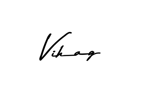 How to Draw Vihag signature style? Asem Kandis PERSONAL USE is a latest design signature styles for name Vihag. Vihag signature style 9 images and pictures png