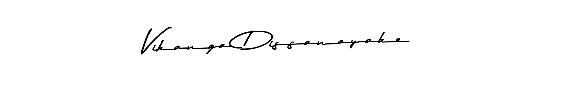 Make a beautiful signature design for name Vihanga Dissanayake. With this signature (Asem Kandis PERSONAL USE) style, you can create a handwritten signature for free. Vihanga Dissanayake signature style 9 images and pictures png