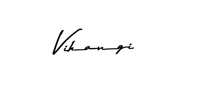 Use a signature maker to create a handwritten signature online. With this signature software, you can design (Asem Kandis PERSONAL USE) your own signature for name Vihangi. Vihangi signature style 9 images and pictures png