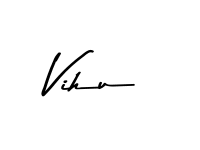 How to make Vihu signature? Asem Kandis PERSONAL USE is a professional autograph style. Create handwritten signature for Vihu name. Vihu signature style 9 images and pictures png