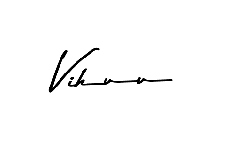 Asem Kandis PERSONAL USE is a professional signature style that is perfect for those who want to add a touch of class to their signature. It is also a great choice for those who want to make their signature more unique. Get Vihuu name to fancy signature for free. Vihuu signature style 9 images and pictures png