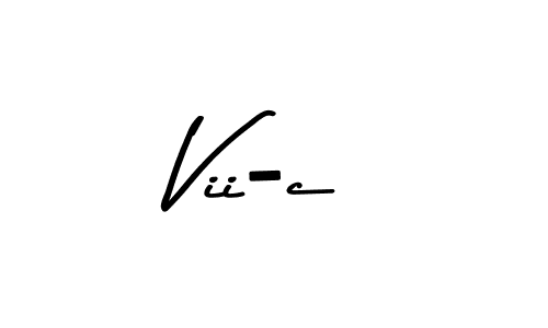 Asem Kandis PERSONAL USE is a professional signature style that is perfect for those who want to add a touch of class to their signature. It is also a great choice for those who want to make their signature more unique. Get Vii-c name to fancy signature for free. Vii-c signature style 9 images and pictures png