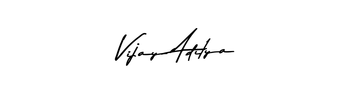 Create a beautiful signature design for name Vijay Aditya. With this signature (Asem Kandis PERSONAL USE) fonts, you can make a handwritten signature for free. Vijay Aditya signature style 9 images and pictures png