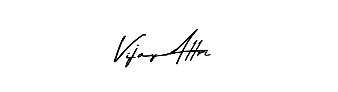 Use a signature maker to create a handwritten signature online. With this signature software, you can design (Asem Kandis PERSONAL USE) your own signature for name Vijay Attri. Vijay Attri signature style 9 images and pictures png