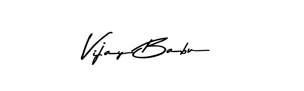 How to make Vijay Babu name signature. Use Asem Kandis PERSONAL USE style for creating short signs online. This is the latest handwritten sign. Vijay Babu signature style 9 images and pictures png